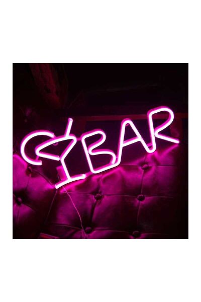 Noas 220V Neon Led (8x16mm) Pembe