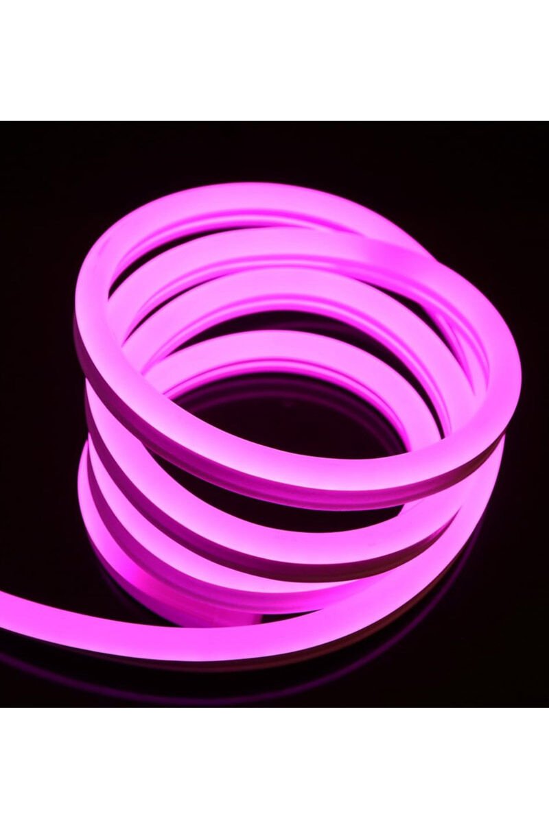 Noas 12V Neon Led (6x12mm) Pembe