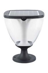 ACK AG60-09891 Solar PC Led Bahçe Armatürü 3 Renk (3000K-4000K-6500K)