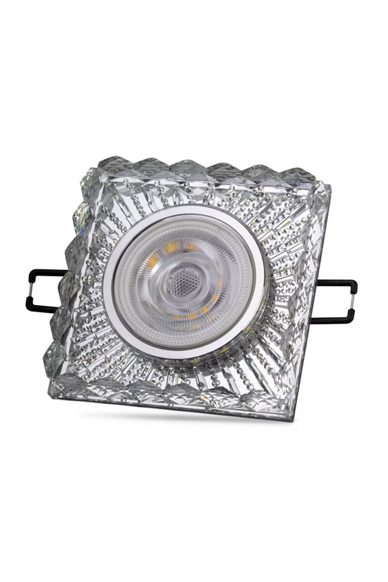Noas Selen Kristal Cam Kasa Kare 4000K (Led Çerçeveli)