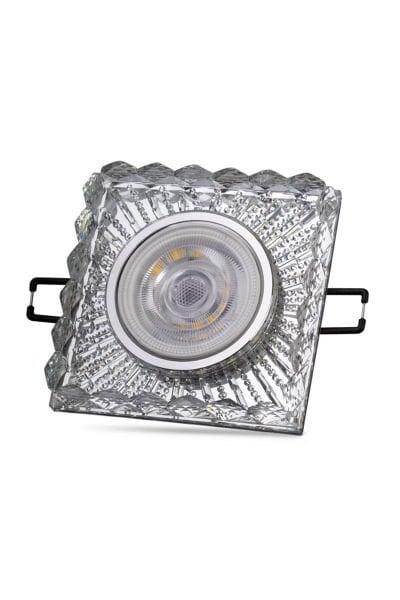 Noas Selen Kristal Cam Kasa Kare 4000K (Led Çerçeveli)