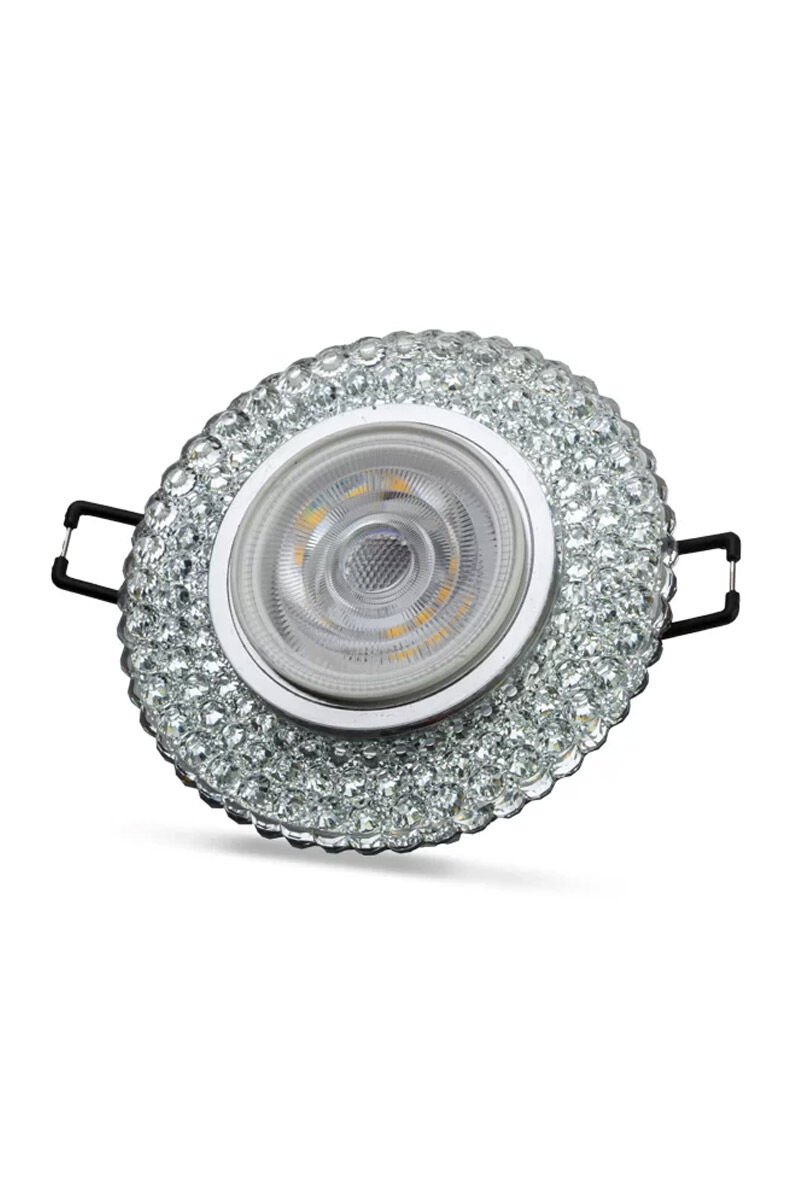 Noas Nilus Kristal Cam Kasa Yuvarlak 4000K (Led Çerçeveli)