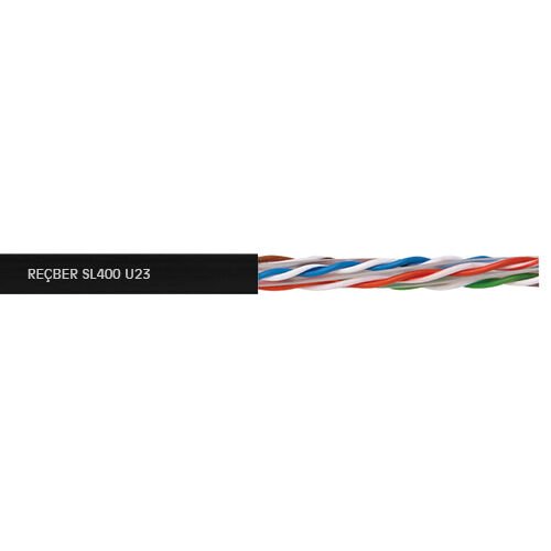 Reçber SL400 U23 PE Cat 6 U/UTP 4x2x23AWG Kablo (Dış Ortam) 506025