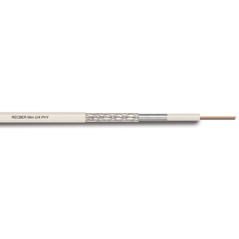 Reçber Mini U/4 PHY-PVC Koaksiyel Uydu Kablosu 307051