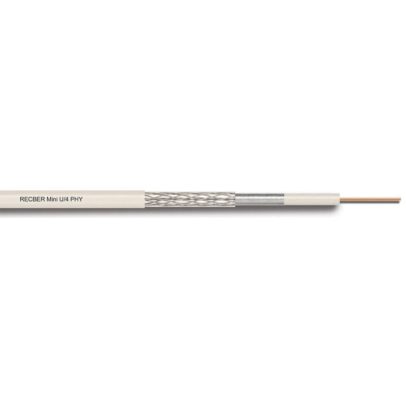 Reçber Mini U/4 PHY-PVC Koaksiyel Uydu Kablosu 307051