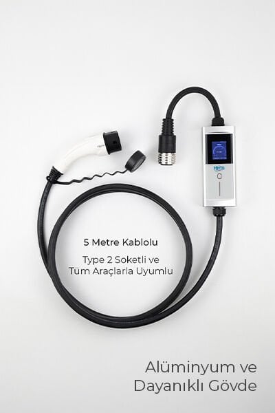 Hims HCTK-22-G 22kW Tip 2 Taşınabilir Mobil Elektrikli Araç Şarj İstasyonu
