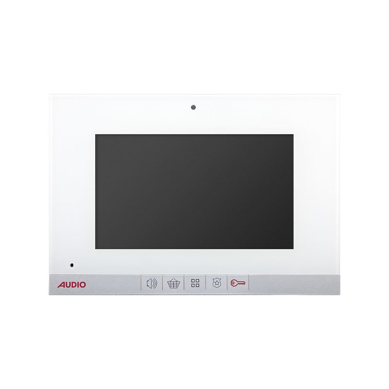 Audio 7'' Slim Görüntülü Diafon Bus Plus (Mekanik Butonlu) Beyaz