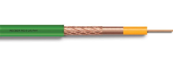 Reçber RG6 U/6 PHY-PVC Cu/Cu Koaksiyel Kablo 307059