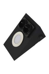 ACK AH11-00201 2.5W  Siyah Prizli Led Tezgah Altı Armatürü Günışığı (3000K)