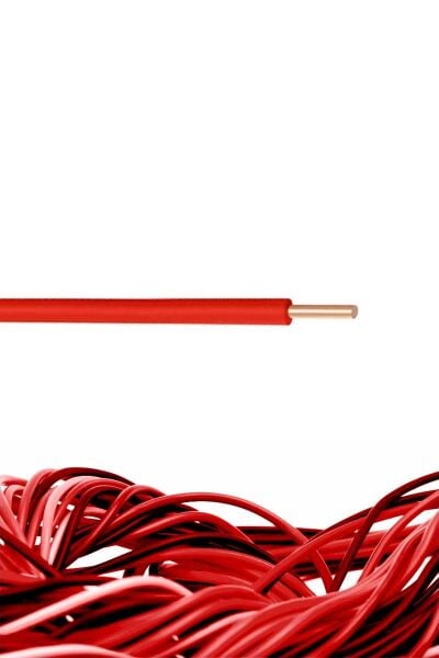 Altın 6 mm² NYA Kablo H07V-U Kırmızı