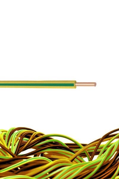 Altın 6 mm² NYA Kablo H07V-U Sarıyeşil