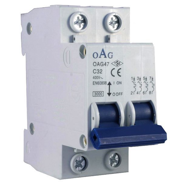 OAG C 2X40 A Otomatik Sigorta OAG47-2P40
