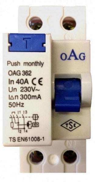 OAG 2X32 A 300Ma Kaçak Akım Koruma Rölesi OAG362-300232