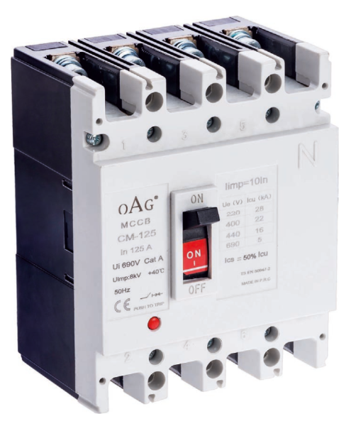 OAG 315 A 4 Kutuplu Sabit Tip Kompakt Şalter OAG-CM4P315
