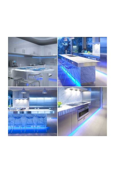 ACK 12V İç Mekan 4040 Şerit Led Mavi