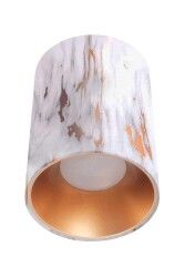 ACK AH12-08593 Mat Rose Reflektör Gold Mermer Kasa Sıva Üstü Dekoratif Armatür