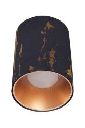 ACK AH12-08594 Mat Rose Reflektör Siyah Mermer Kasa Sıva Üstü Dekoratif Armatür