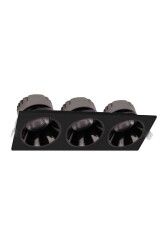 ACK AD10-01711 3x10W Kare Downlight Sıva Altı Led Spot Ilık Beyaz (4000K)