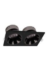 ACK AD10-03601 2X25W Kare Downlight Sıva Altı Led Spot Günışığı (3000K)
