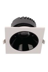 ACK AD10-01530 10W Kare Downlight Sıva Altı Led Spot Beyaz (6500K)