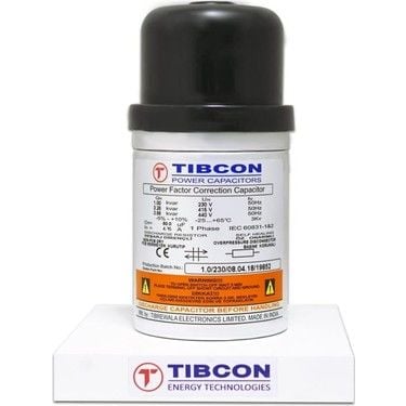 Tibcon 1 Kvar 230V Silindir Tip Kondansatör