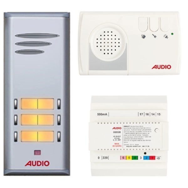 Audio KD-E 7 Daire Sesli Diafon Sistemi