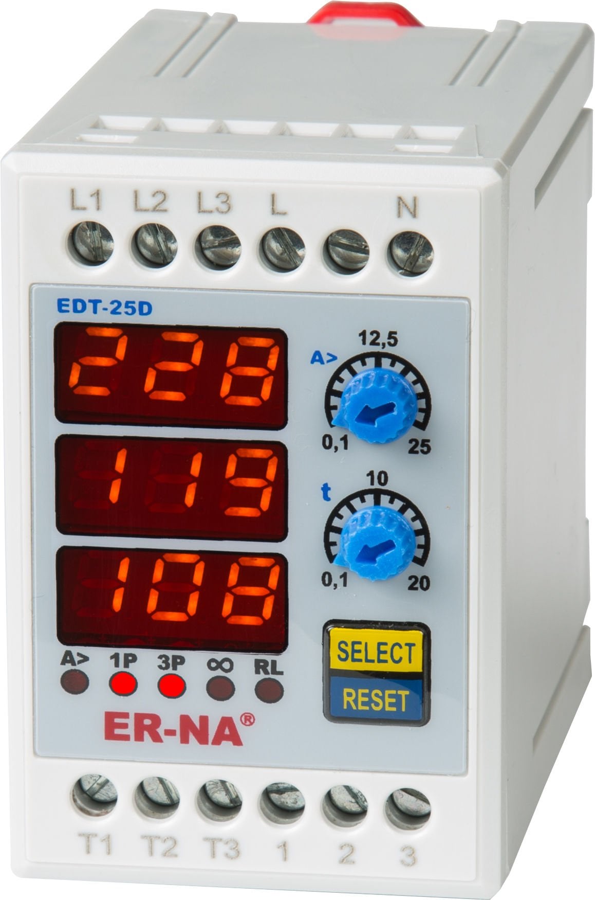 ERNA DİJİTAL TERMİK RÖLE EDT-25