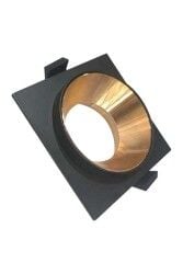 ACK AH03-04145 Kare Siyah Rose Gold Sıva Altı Led Spot Kasası