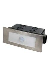 ACK AH07-01034 1.5W Dikdörtgen Sensörlü Led Duvar ve Merdiven Armatürü Beyaz (6500K)