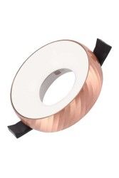ACK AH03-04128 Yuvarlak Kızıl Bronz Sıva Altı Led Spot Kasası