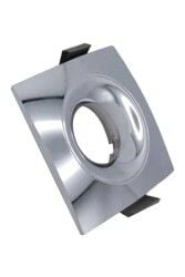 ACK AH03-04135 Kare Krom Sıva Altı Led Spot Kasası