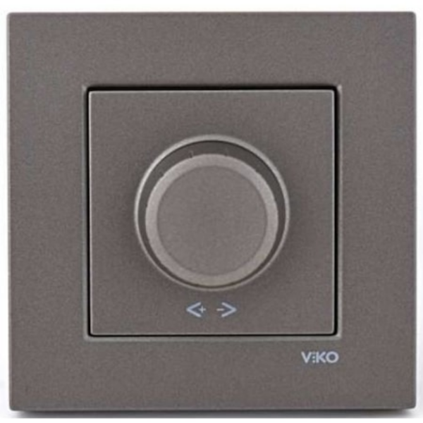 Viko Novella Rotatif Dimmer Antrasit (Çerçevesiz) 92605320