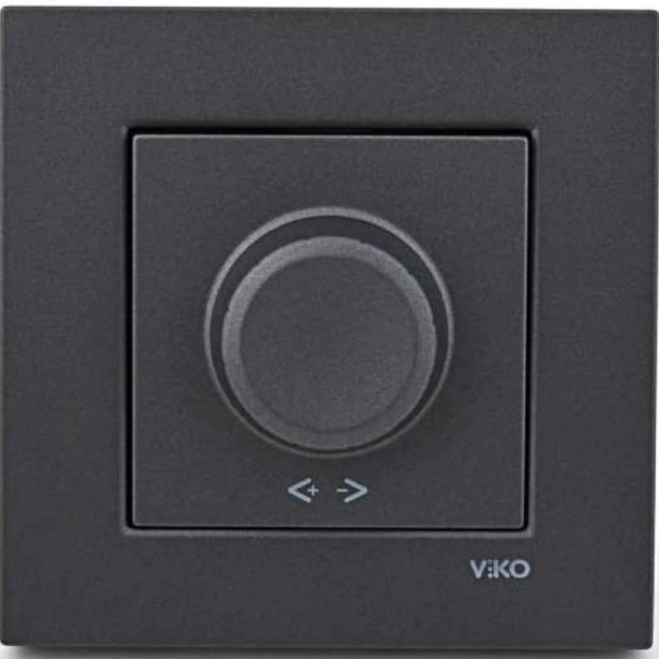 Viko Novella Rotatif Dimmer Gümüş (Çerçevesiz) 92605020