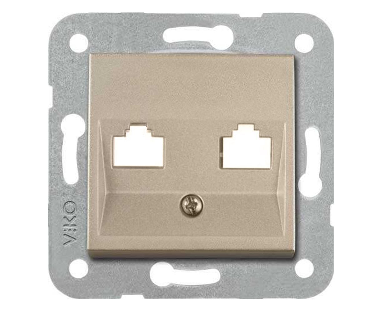 Viko Novella Bronz Nümeris Telefon Prizi (Çerçevesiz) 92605232