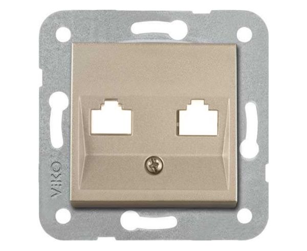 Viko Novella Bronz Nümeris Telefon Prizi (Çerçevesiz) 92605232