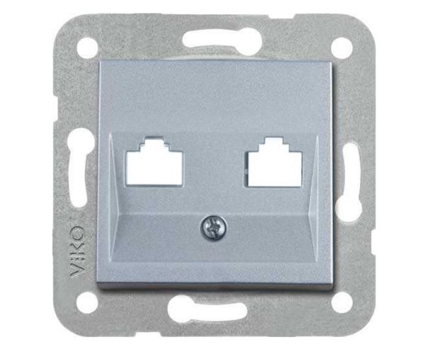Viko Novella Gümüş Nümeris Telefon Prizi (Çerçevesiz) 92605032
