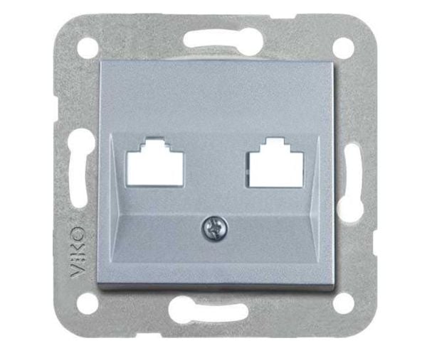 Viko Novella Gümüş Nümeris Telefon Prizi (Çerçevesiz) 92605032