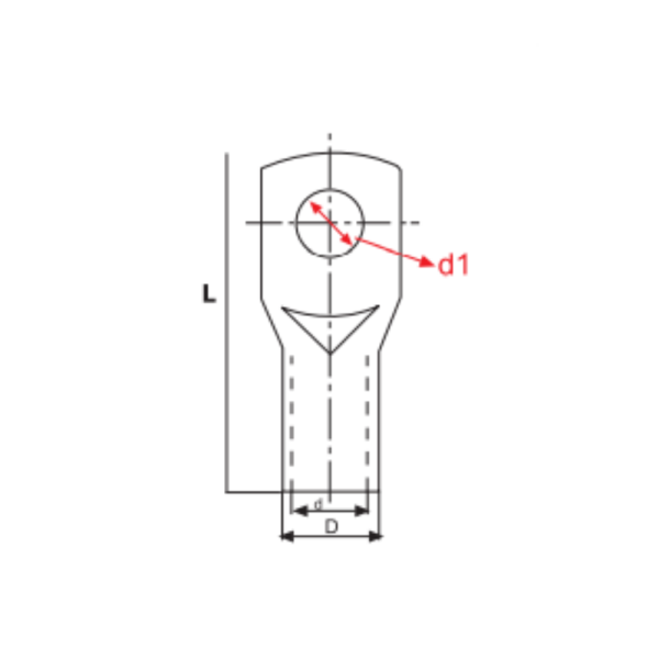 Kaim 10mm Bakır Kablo Papucu M6
