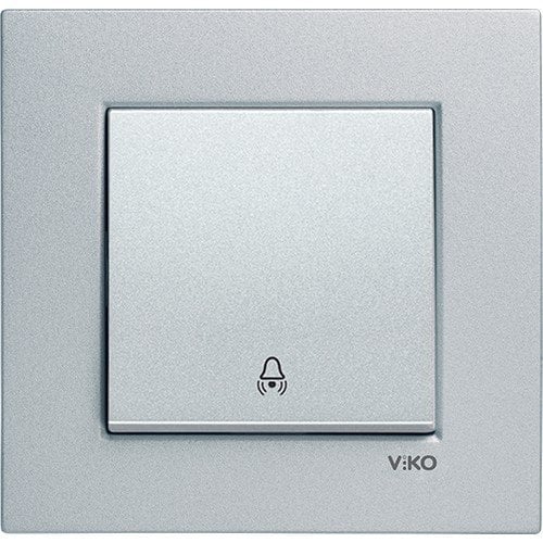 Viko Novella Gümüş Zil Anahtarı (Çerçevesiz) 92605006