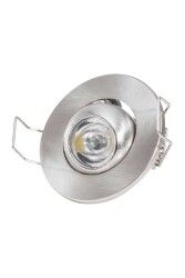 ACK AH06-00314 3W Saten Kasa Sıva Altı Led Spot Lamba Ilık Beyaz (4000K)
