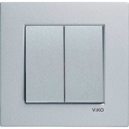 Viko Novella Gümüş Komütatör (Çerçevesiz) 92605002