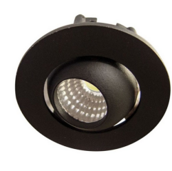 ACK AH06-00351 3 Watt Siyah Kasa  LED Spot  Yeşil