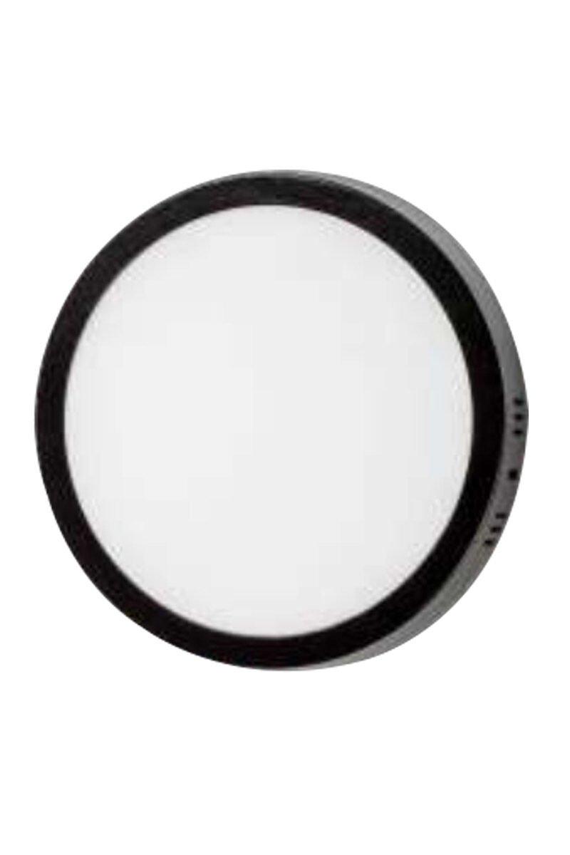 Noas 18W Sıva Üstü Siyah Kasa Yuvarlak Led Panel (Günışığı) 3200K