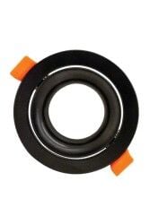 ACK AH03-04071 80mm Terra Alüminyum Siyah Spot Kasası